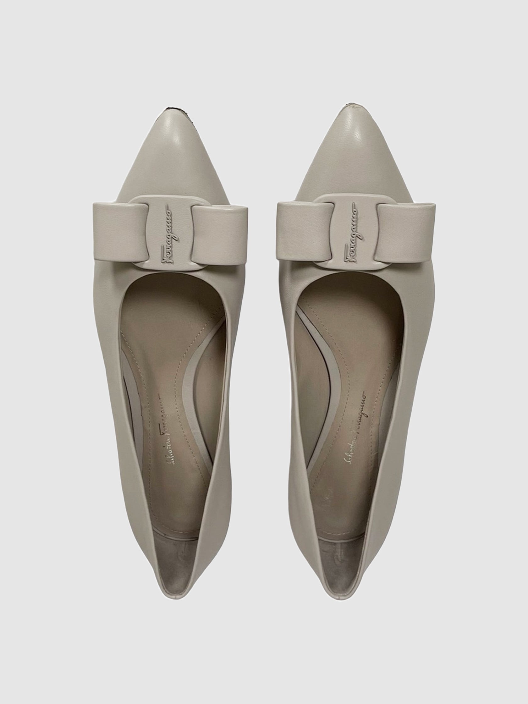 Salvatore Ferragamo Pointed Flats - Size 10