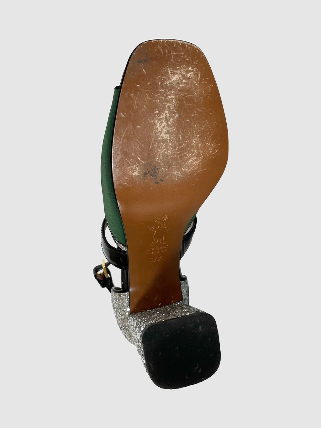 Marni Glitter and Fabric Pumps - Size 37.5