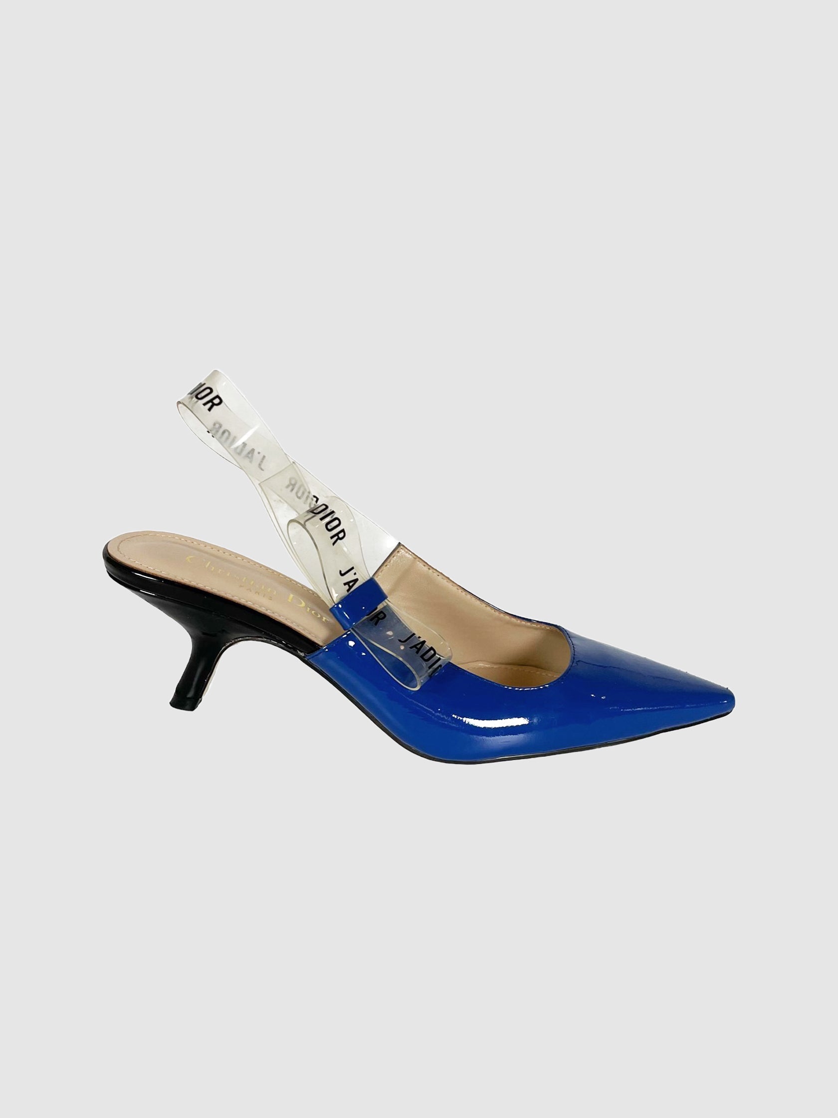 J'adior Slingback Pumps - Size 42