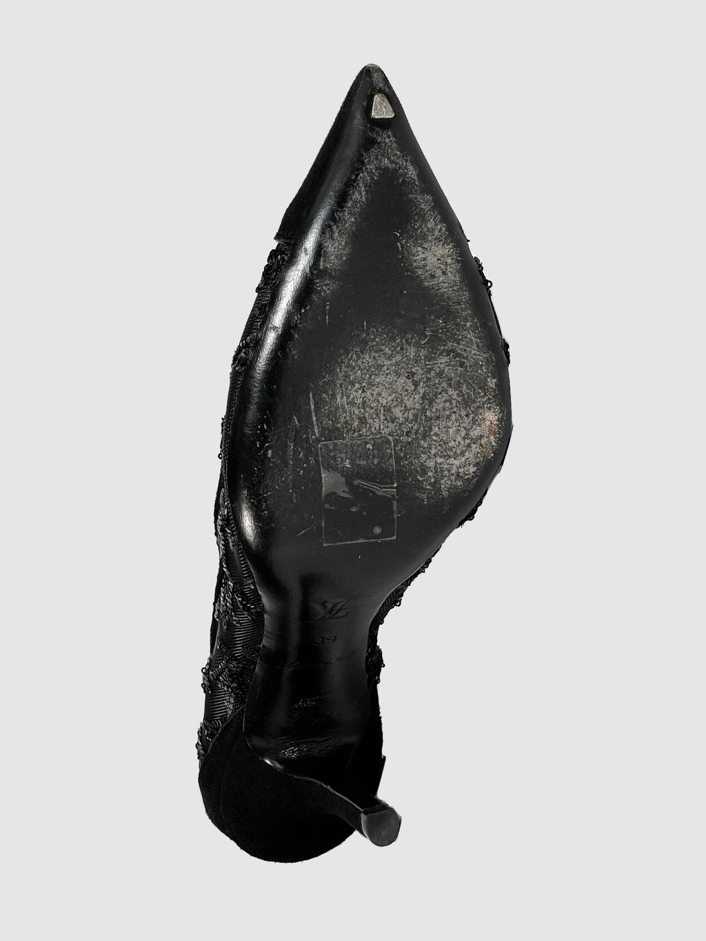 Monogram Mesh and Sequin Heels - Size 39