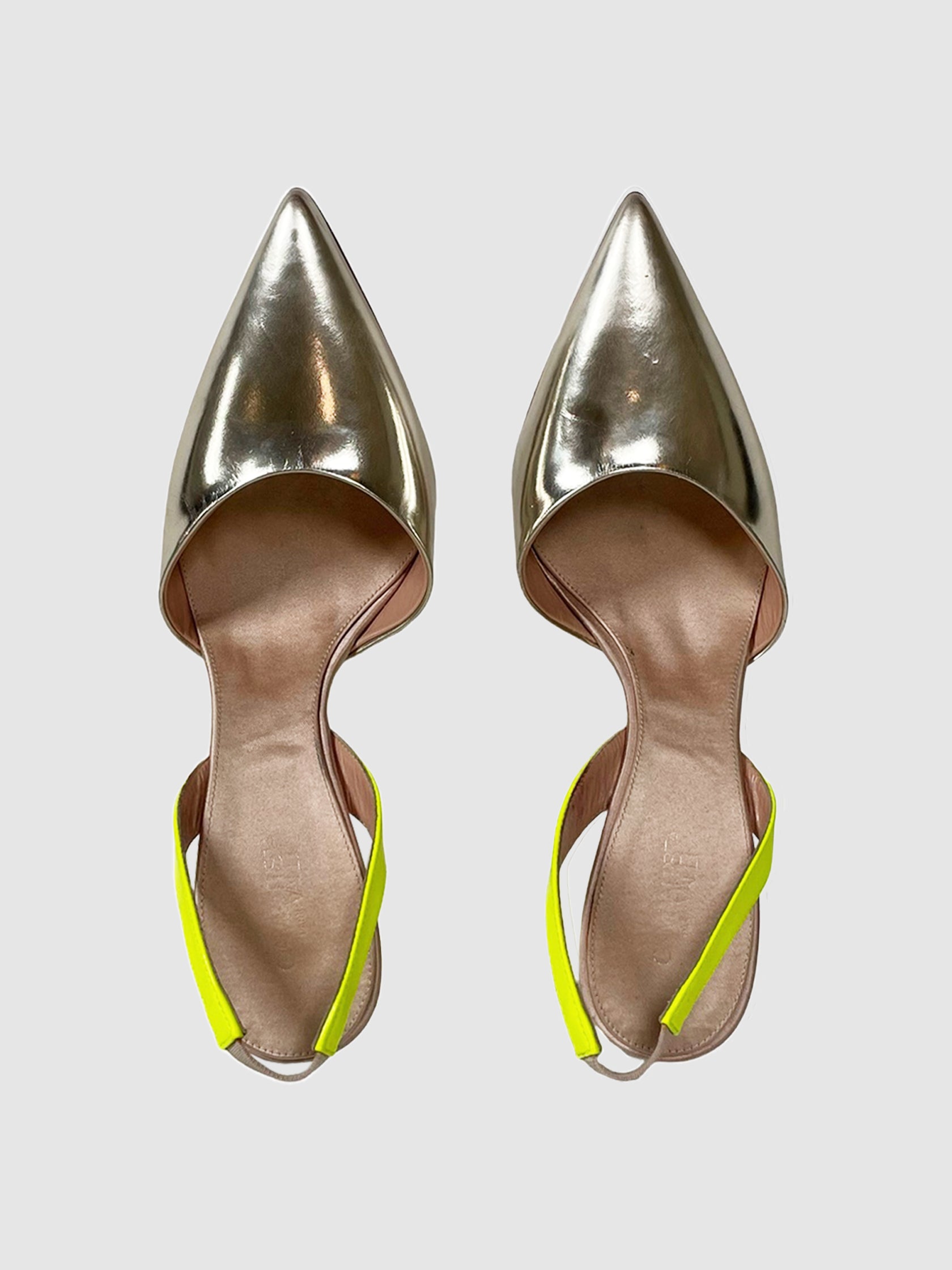 Pointed Toe Stiletto Pumps - Size 38