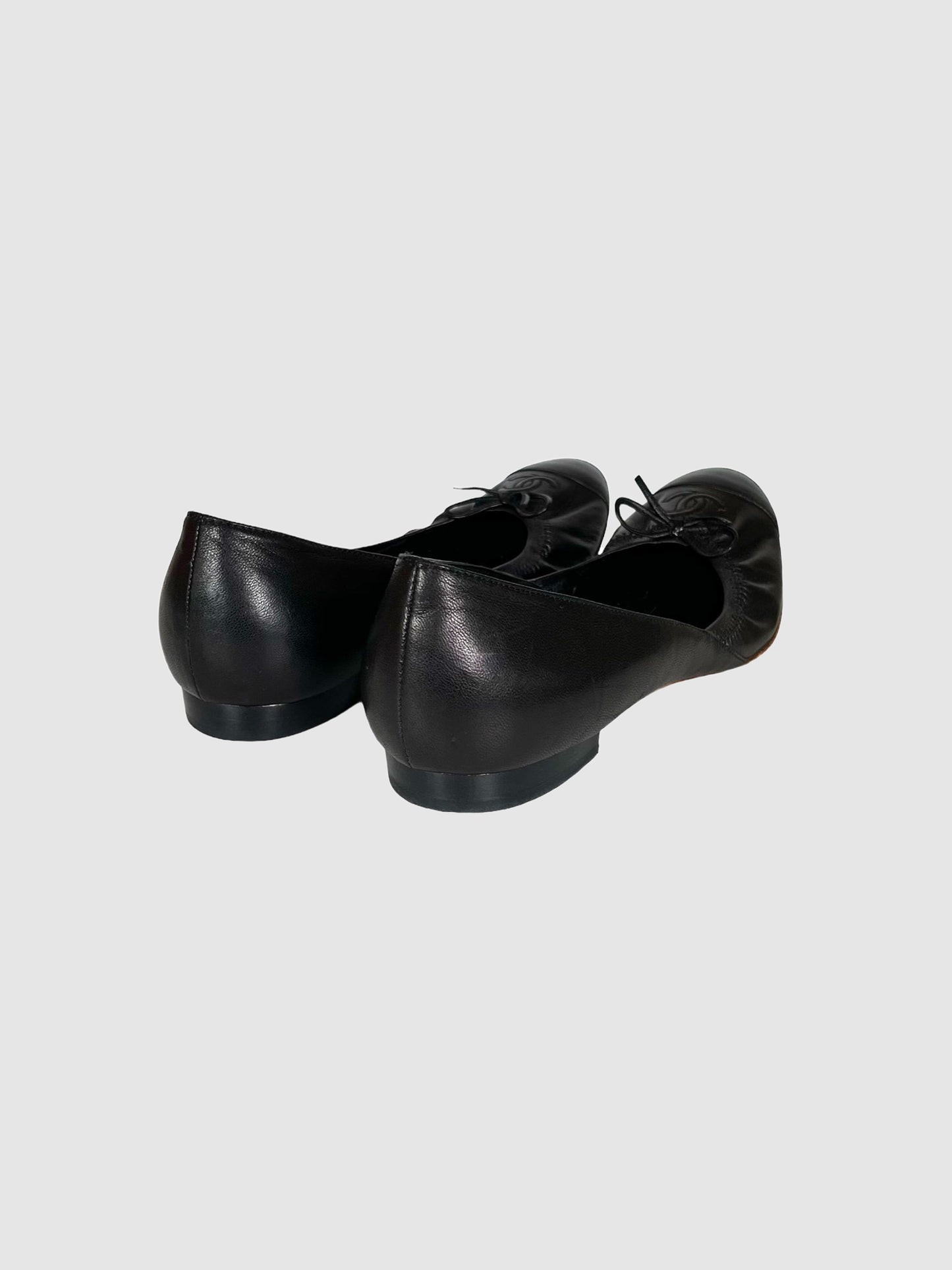 Chanel Scrunchie Ballerina Flats - Size 7.5