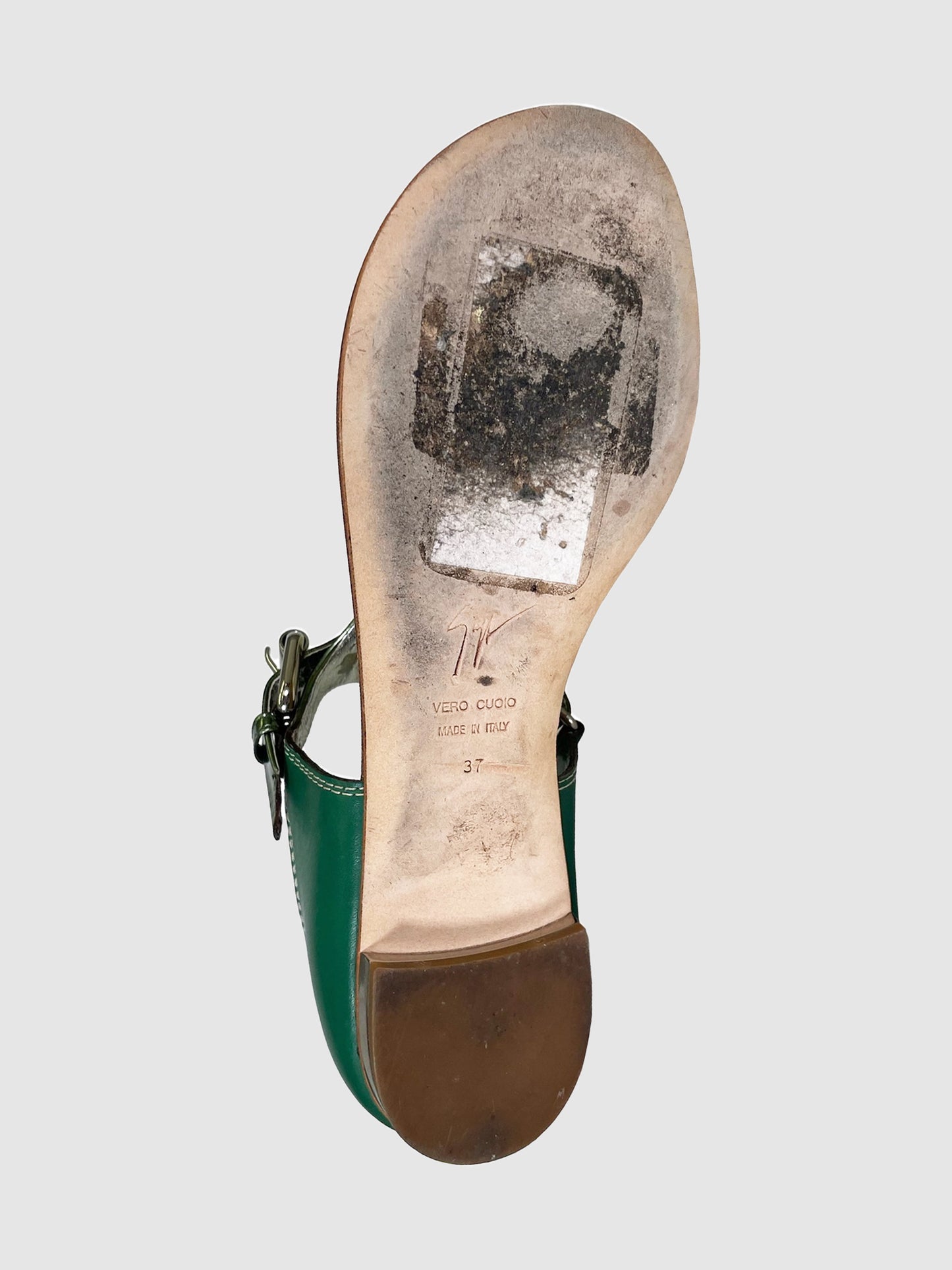 Giuseppe Zanotti T-Strap Sandals - Size 37