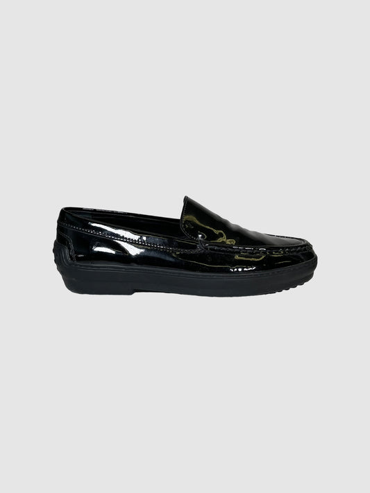 Tod's Patent Leather Loafers - Size 38.5