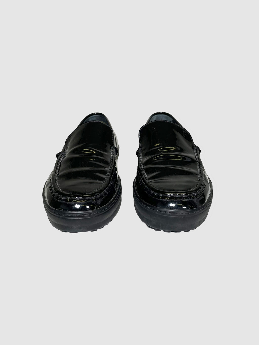 Tod's Patent Leather Loafers - Size 38.5