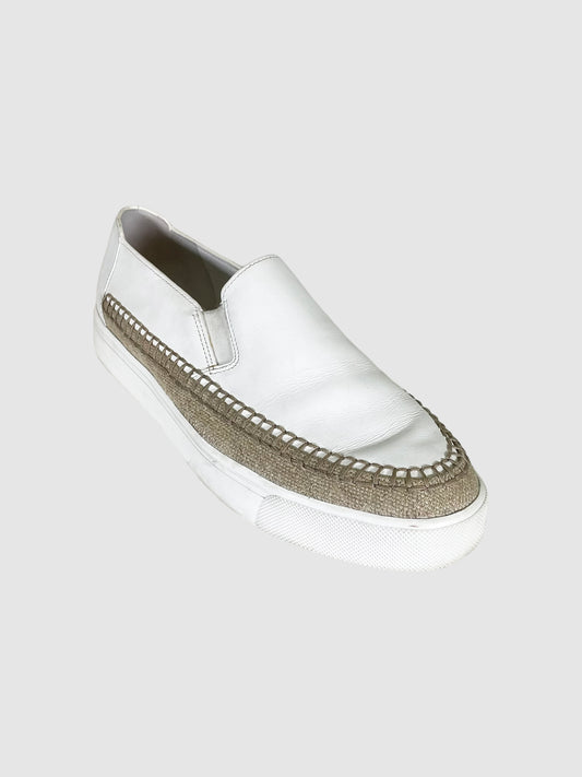 Vince Leather Slip-on Sneakers - Size 38