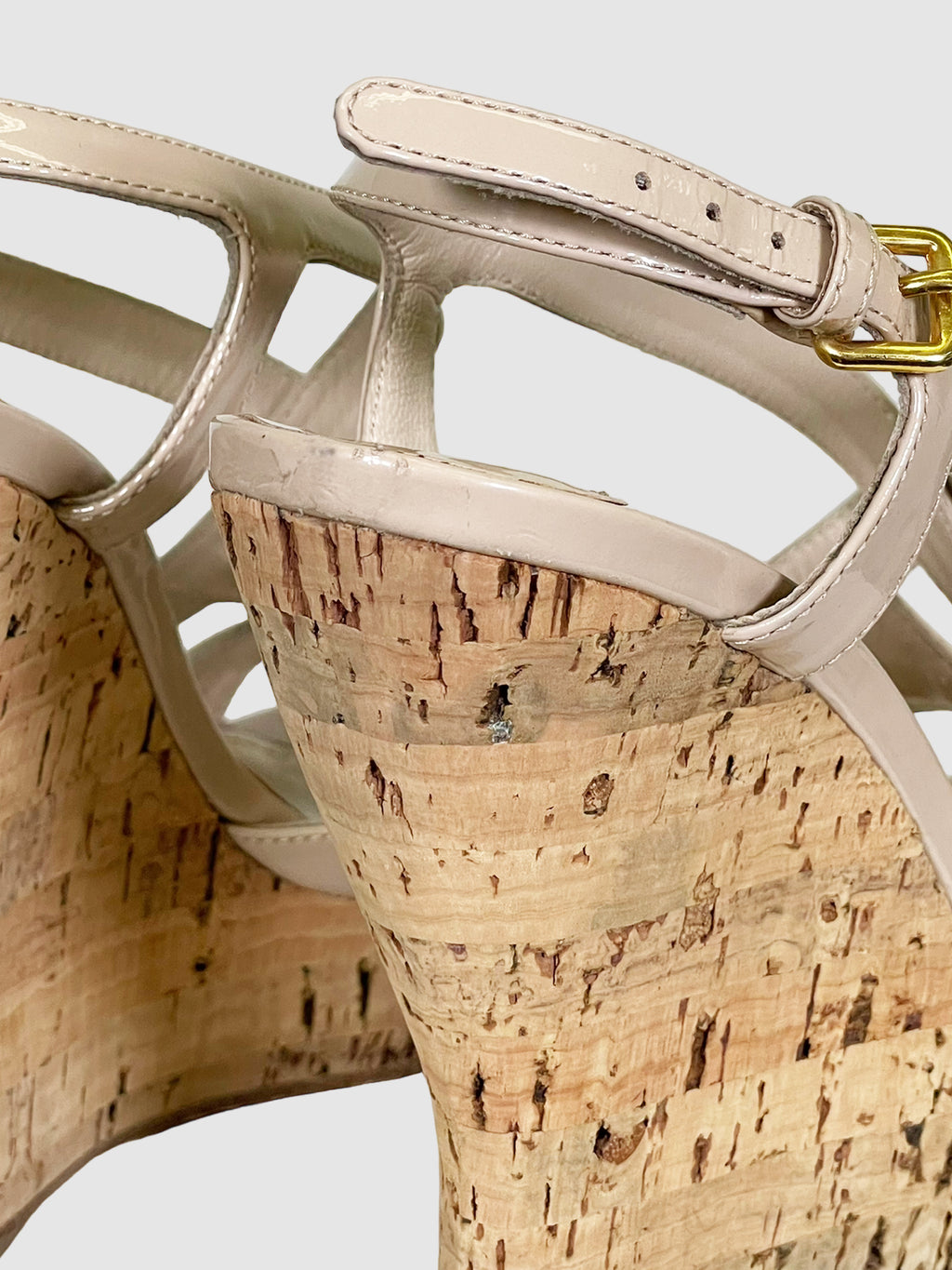 Patent Leather Wedges - Size 36