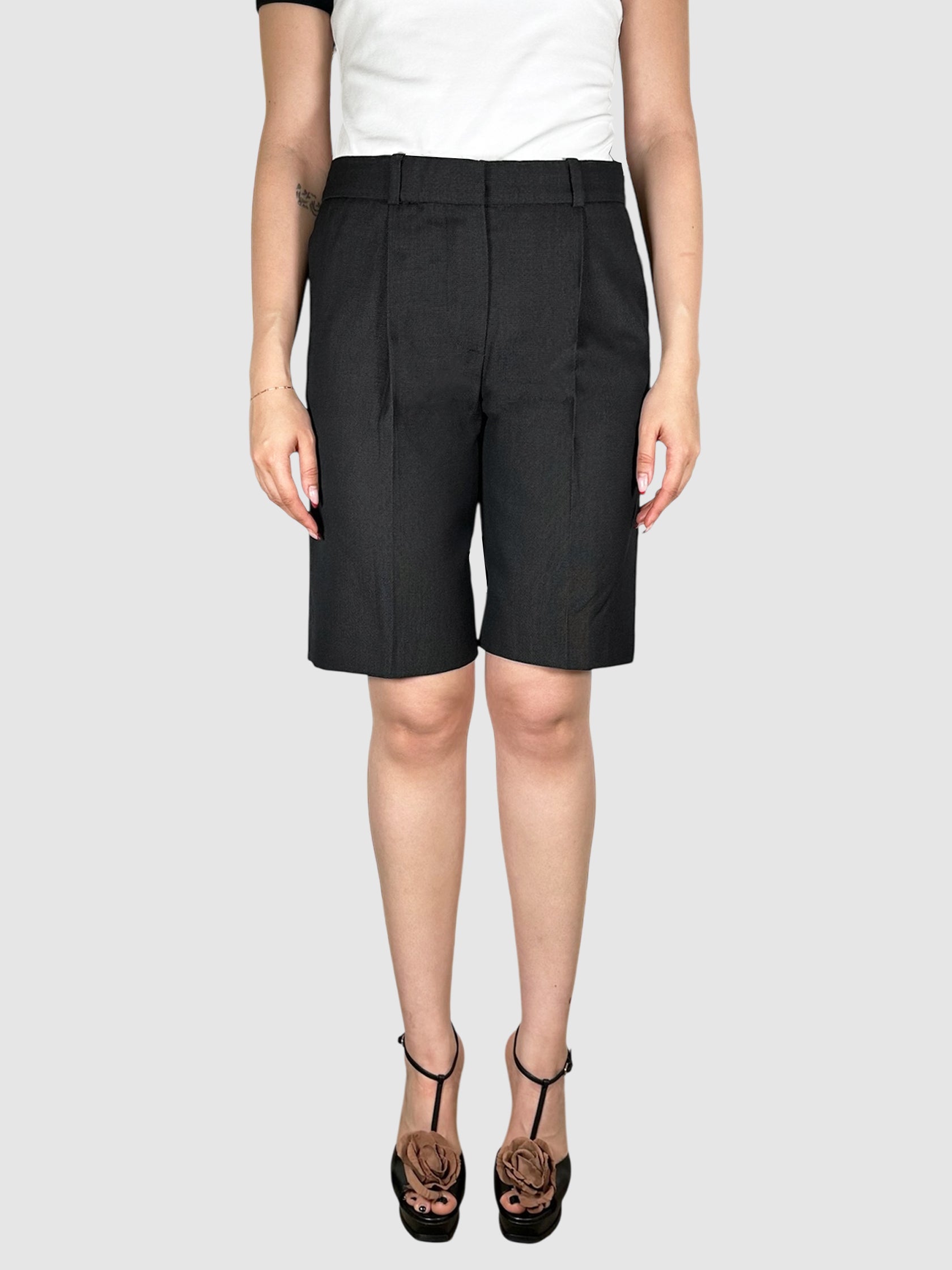 Pleated City Shorts