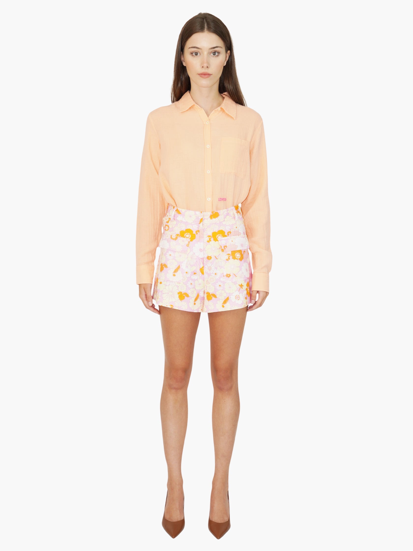 Floral Print Shorts