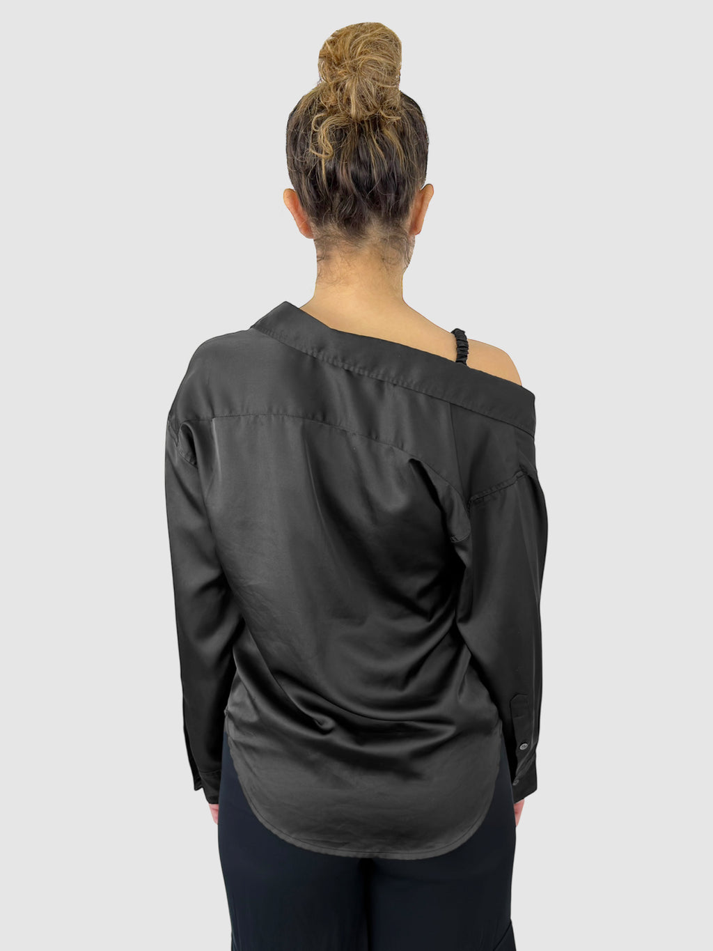 Silk Button-Up Top