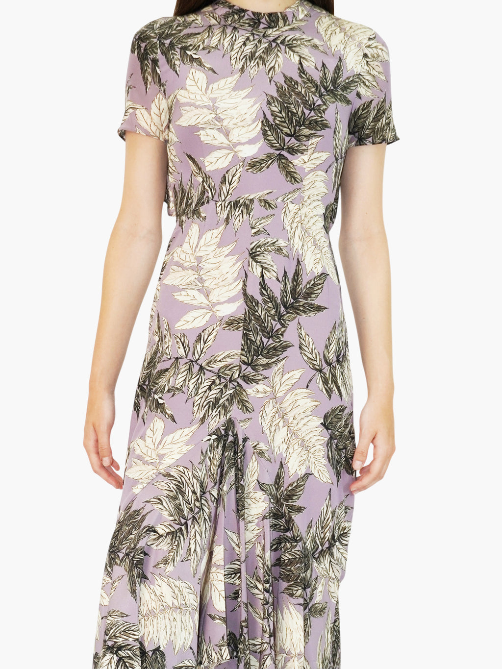 Silk Floral Dress