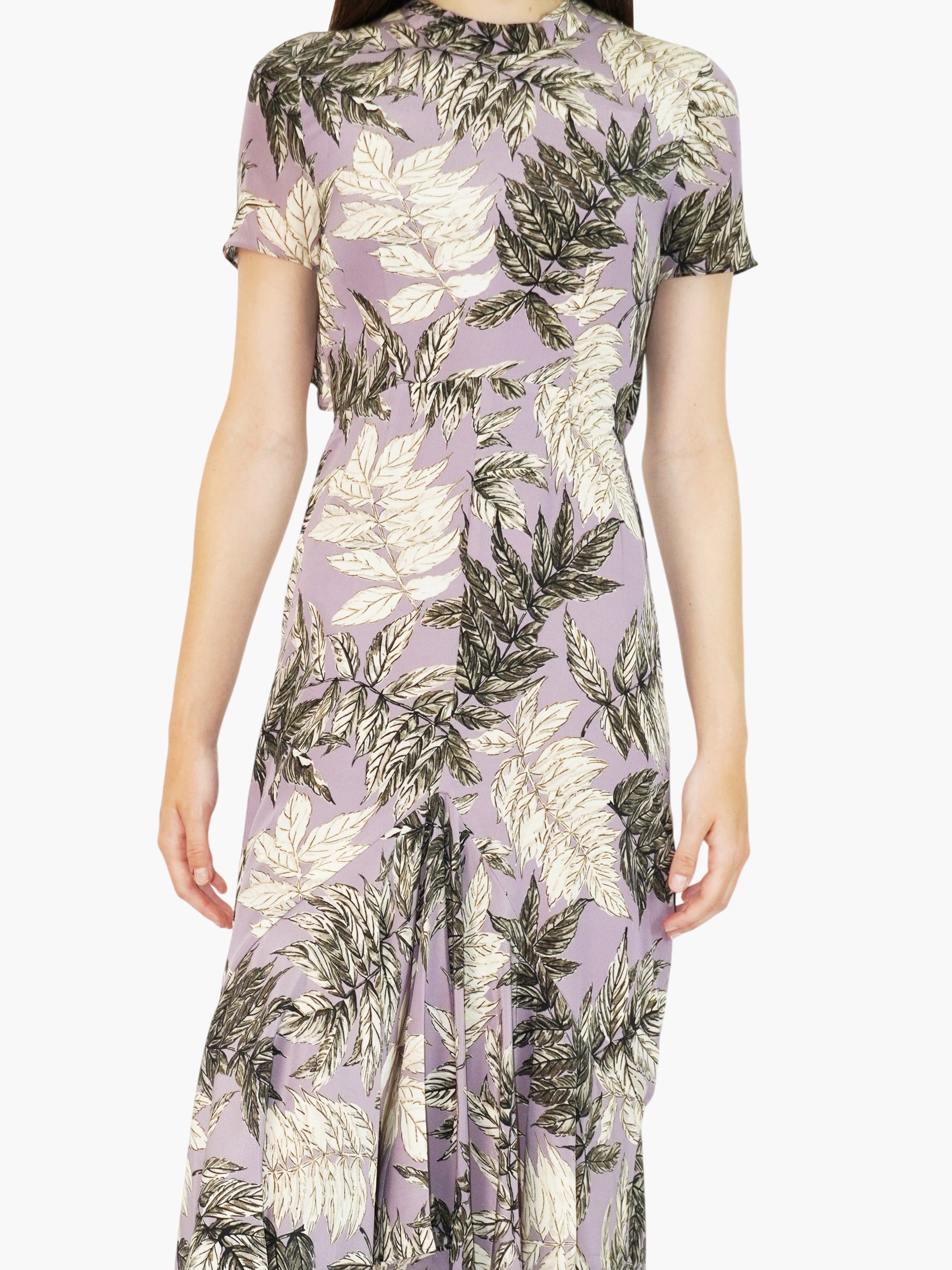 Silk Floral Dress