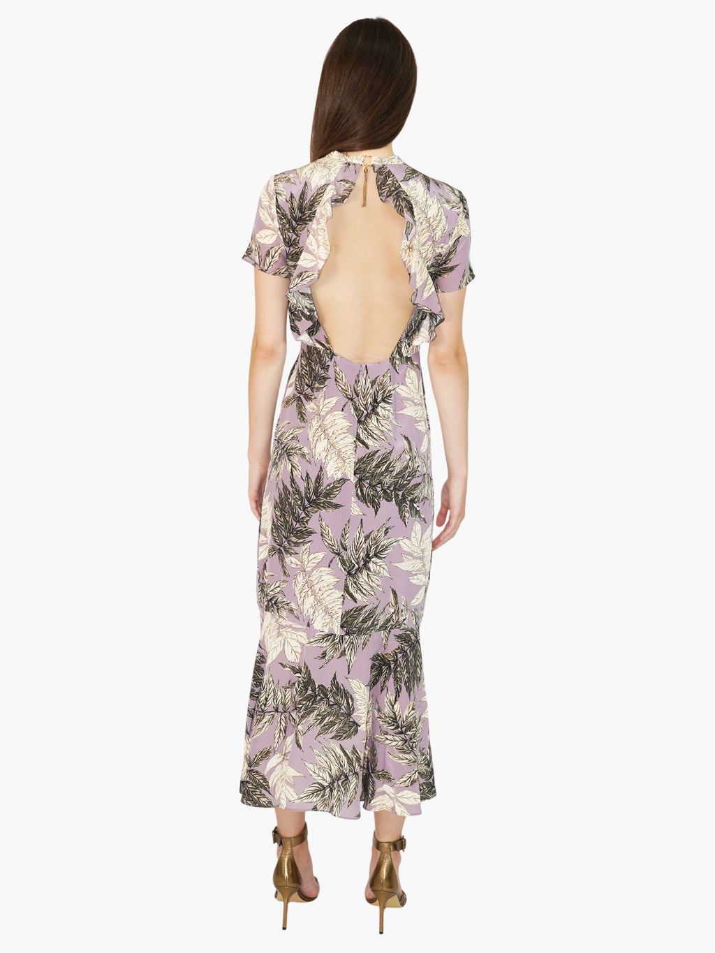 Silk Floral Dress