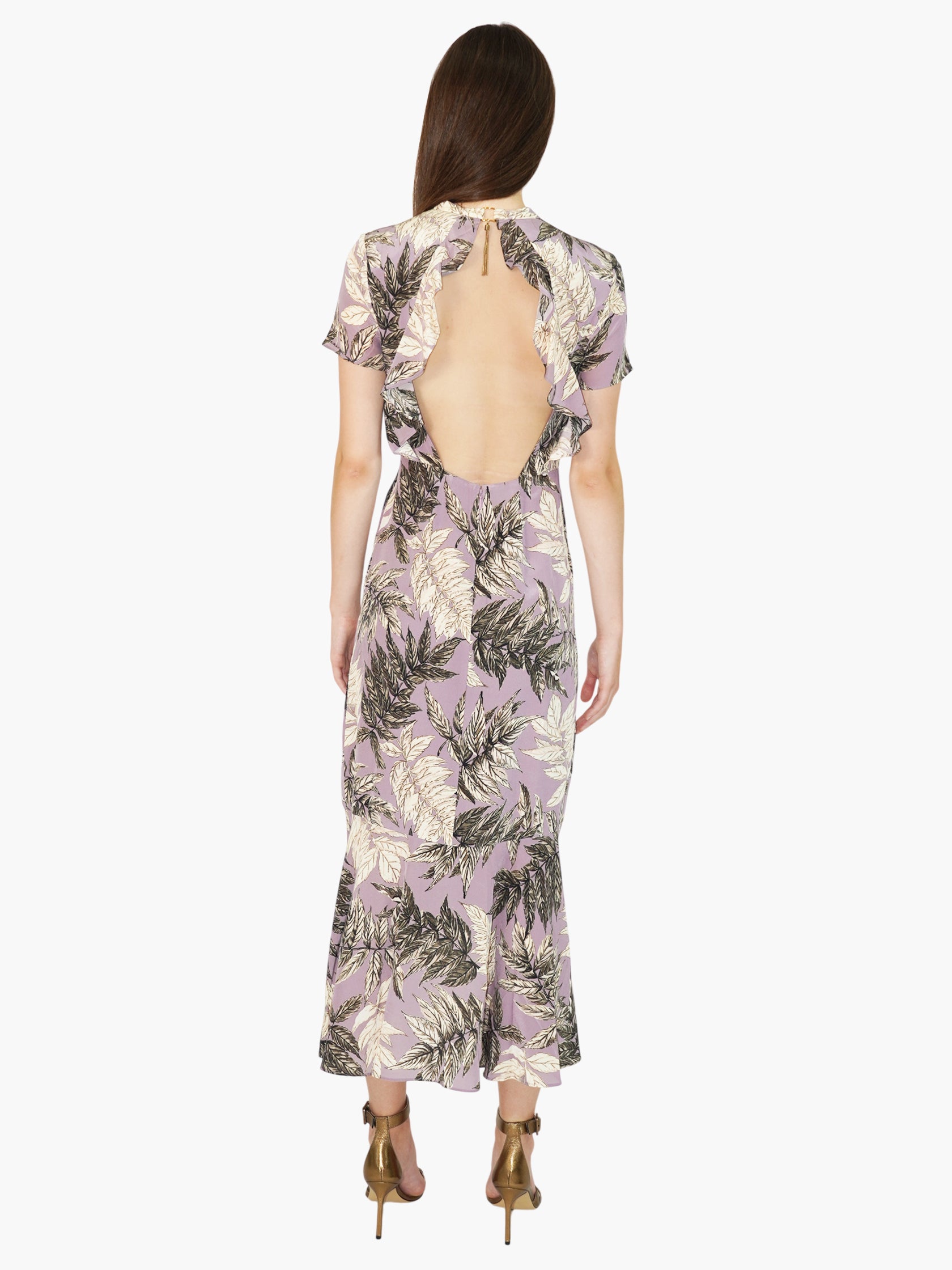 Silk Floral Dress