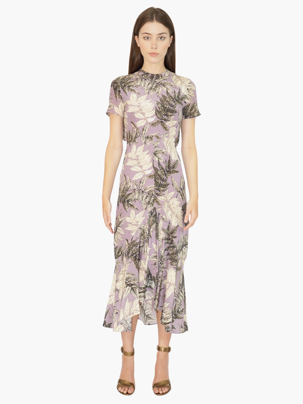 Silk Floral Dress