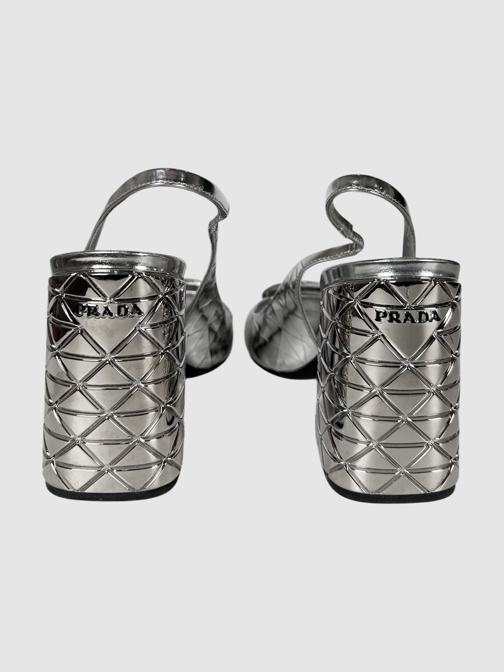 Metallic Slingback Pumps