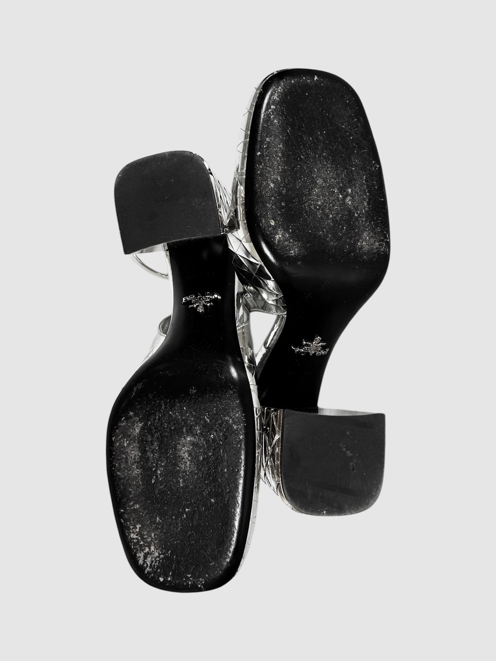 Metallic Slingback Pumps