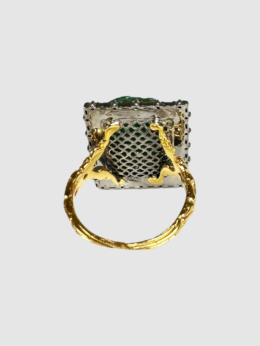 Victorian Emerald and Diamond Ring