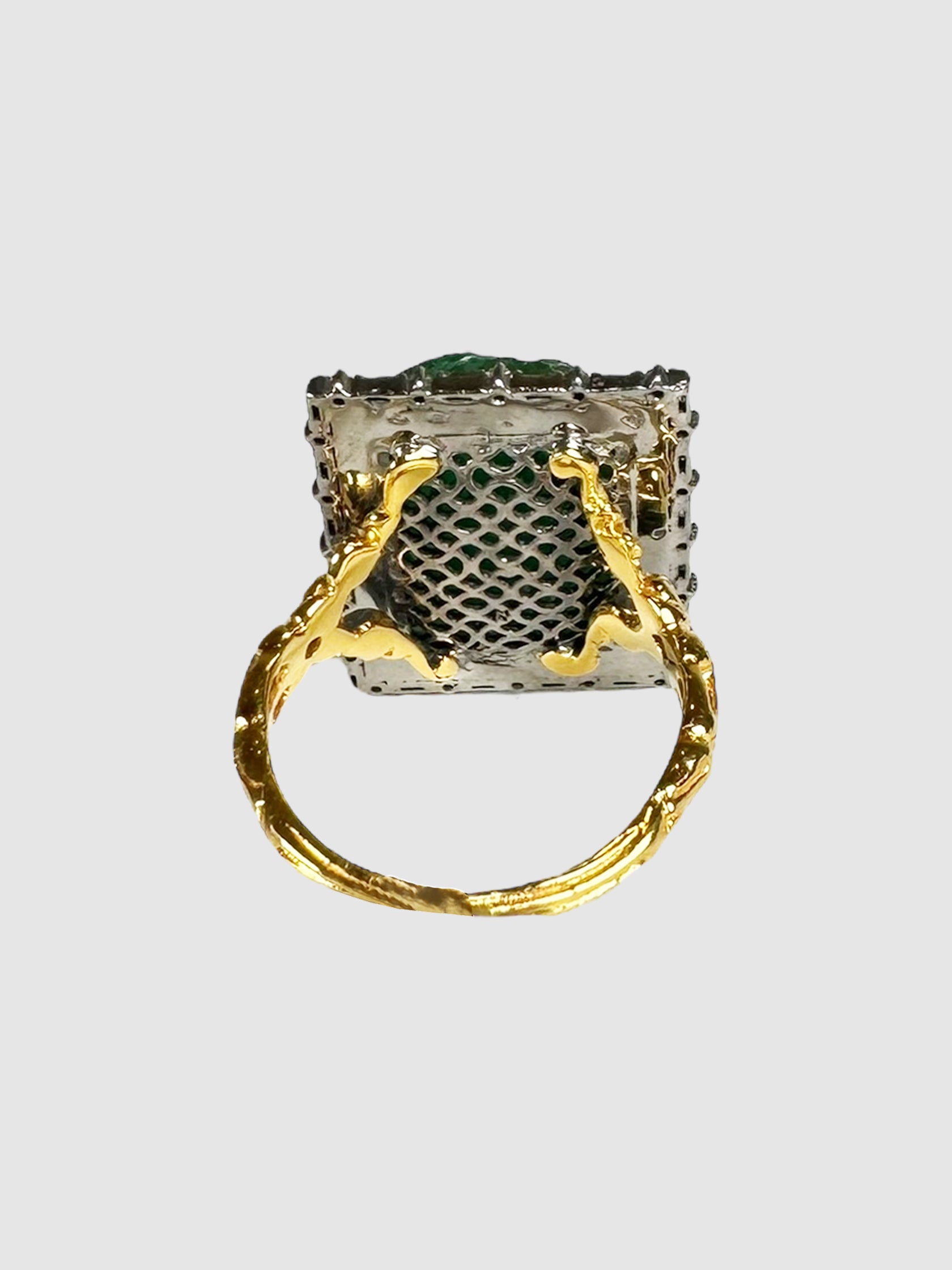 Victorian Emerald and Diamond Ring