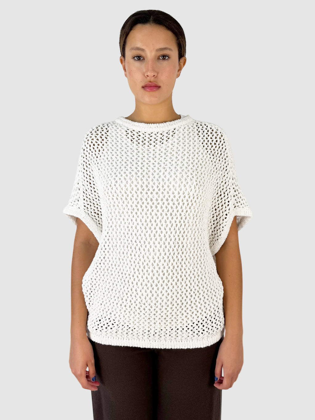 Knit Sequinned Top