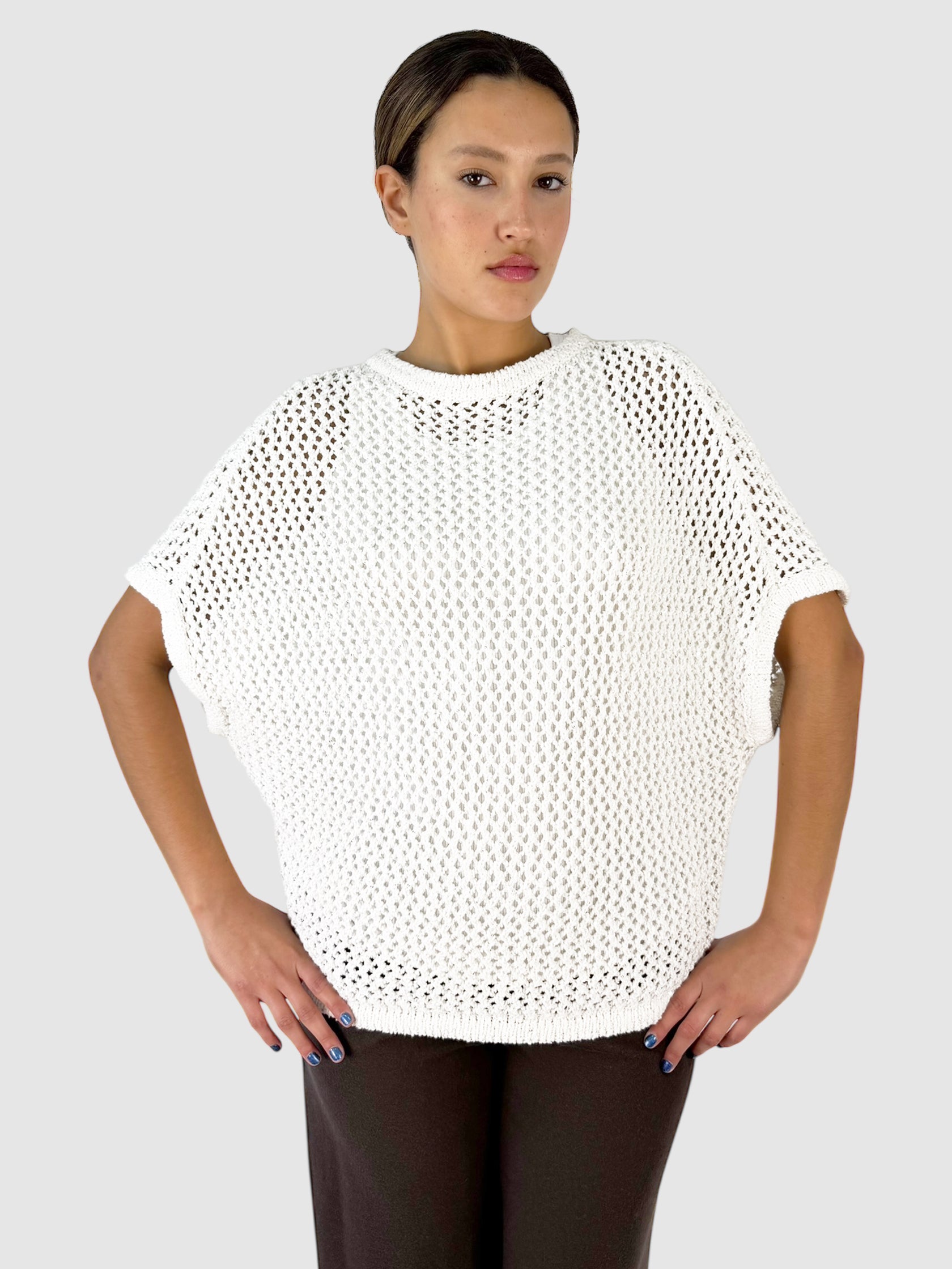 Knit Sequinned Top