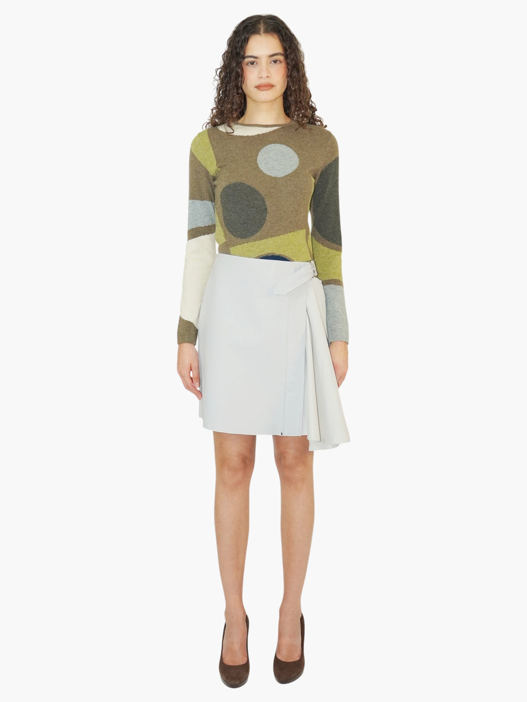 Belted Wrap Skirt