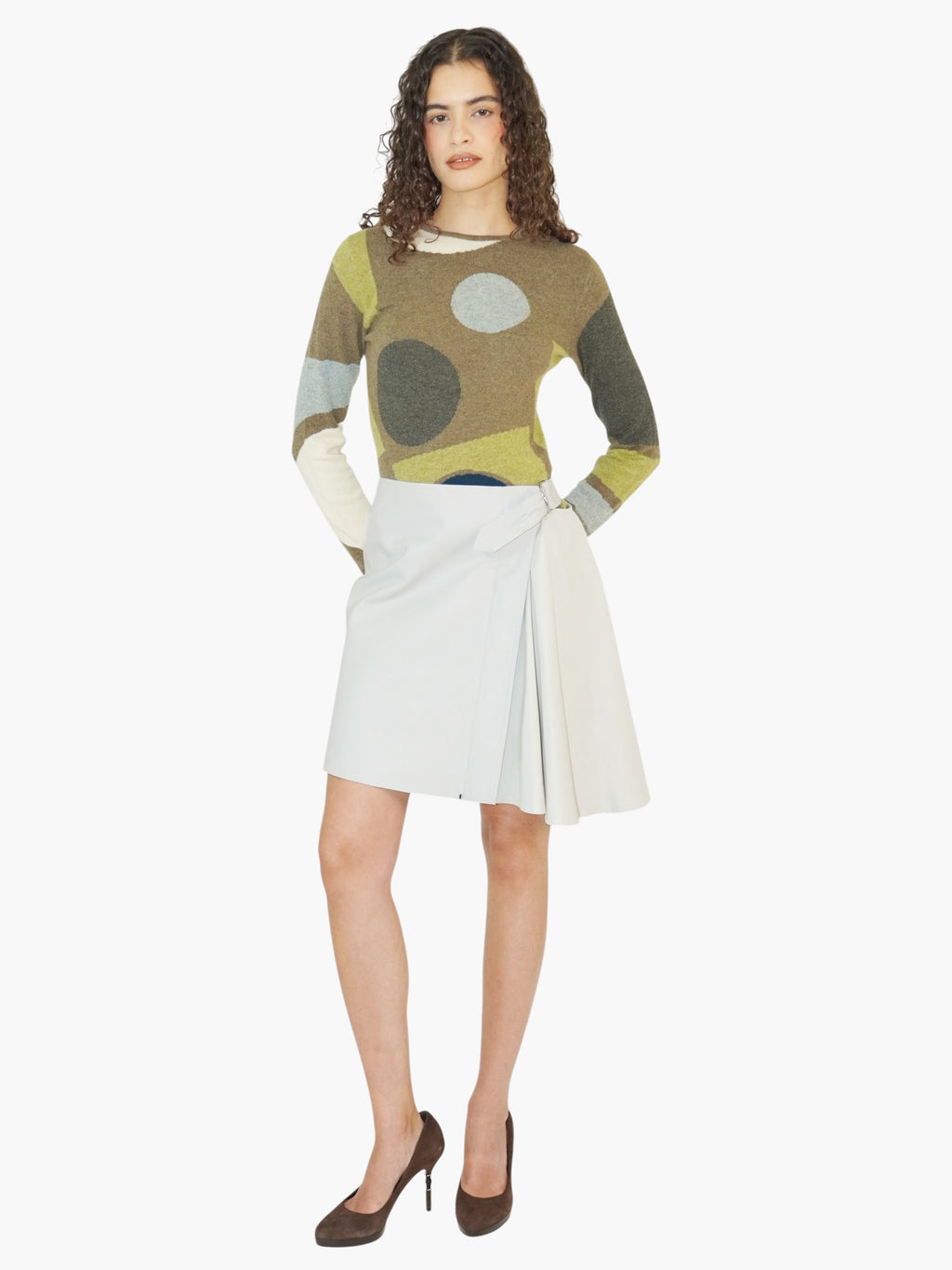 Belted Wrap Skirt