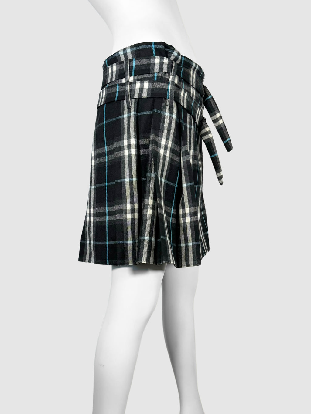 Nova Check Mini Skirt - Size 8