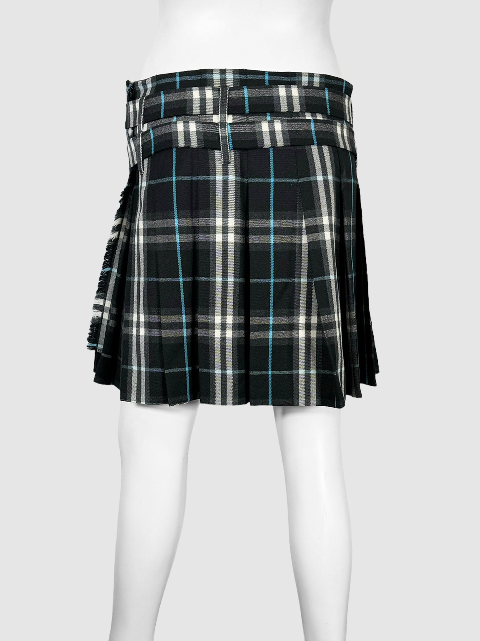 Nova Check Mini Skirt - Size 8