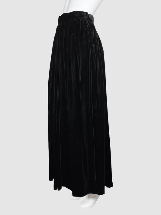 Camia Long Velvet Skirt - Size 8