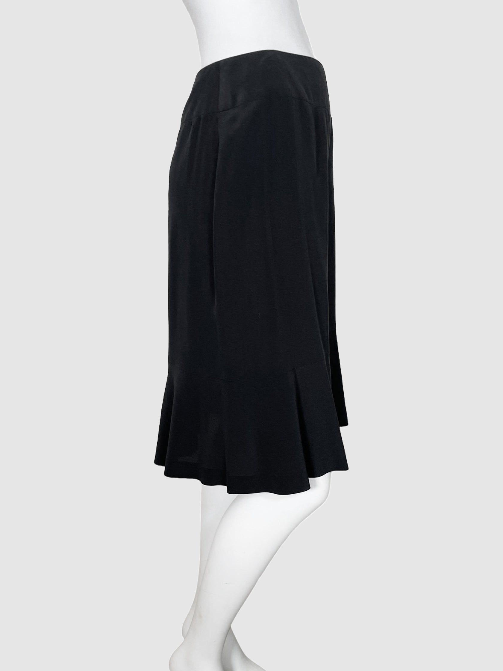 Silk Knee-Length Skirt - Size 38