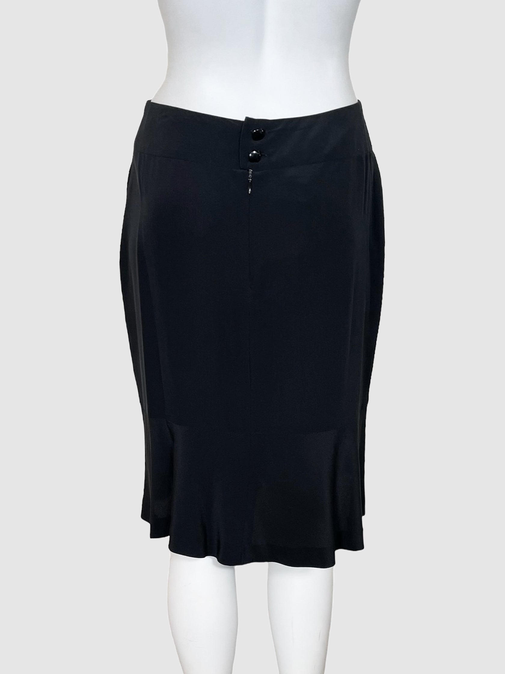 Silk Knee-Length Skirt - Size 38