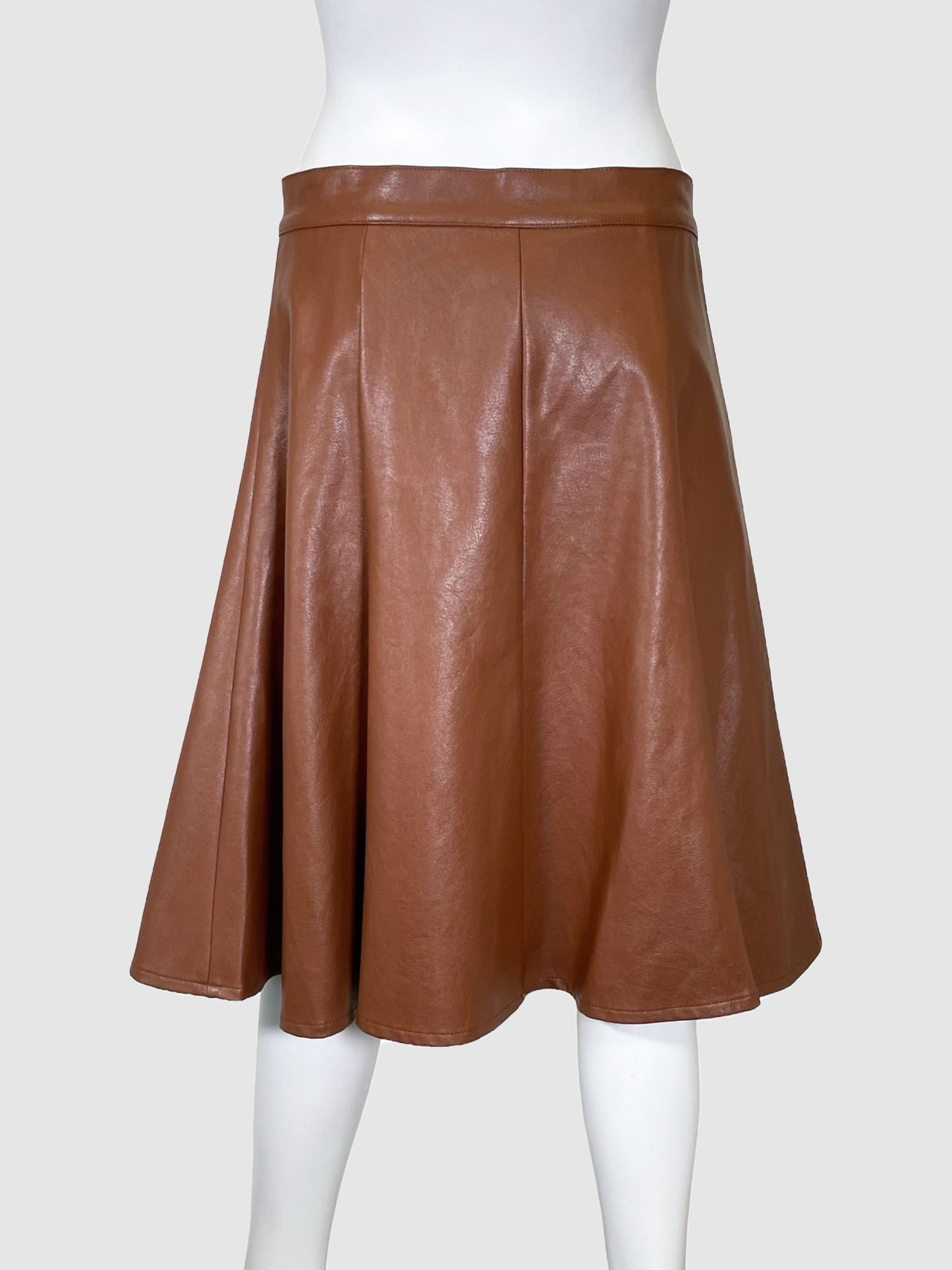 Apparalel Faux Leather Midi Skirt - Size M