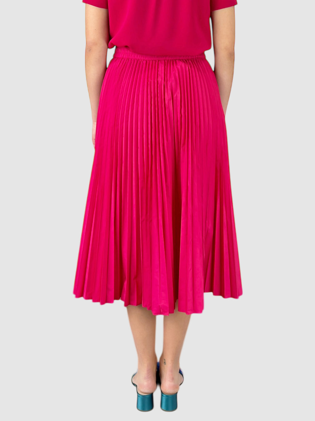 Pleated Midi Skirt