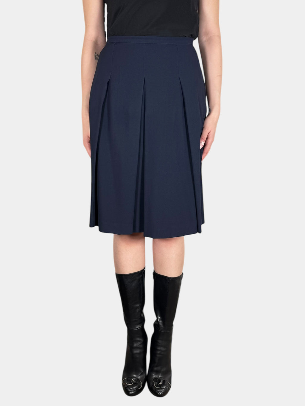 Pleated Midi Skirt - Size 12