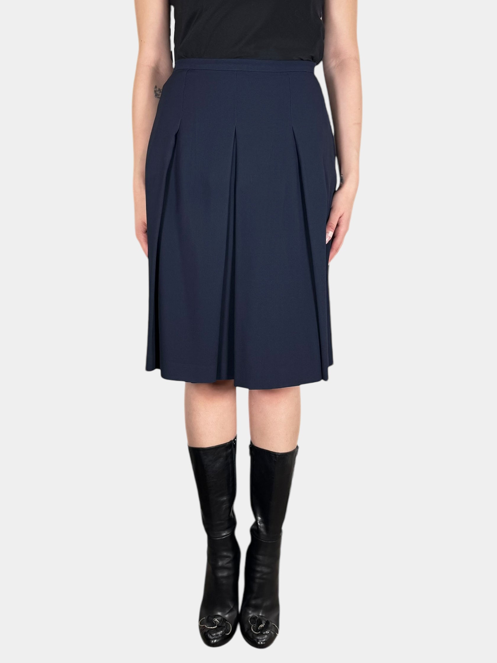 Pleated Midi Skirt - Size 12