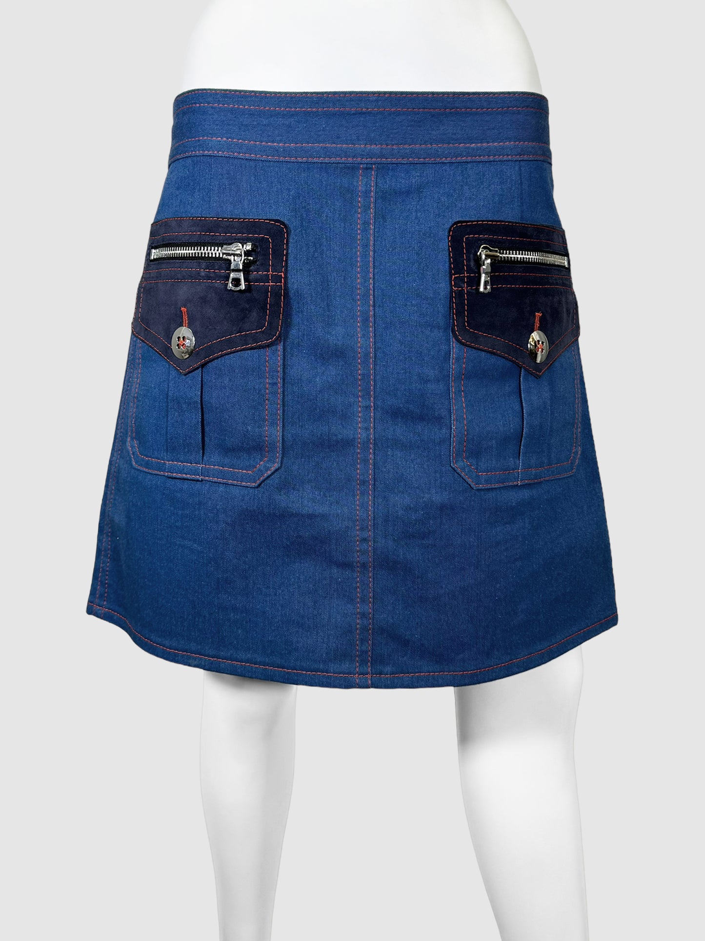 Marc Jacobs Denim Mini Skirt - Size 6