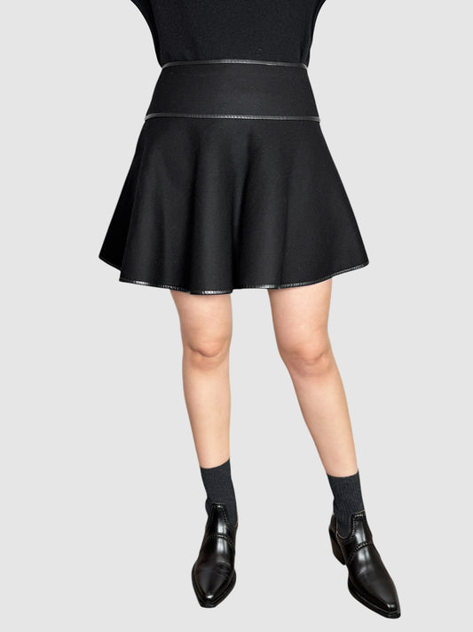 Wool Mini Skirt