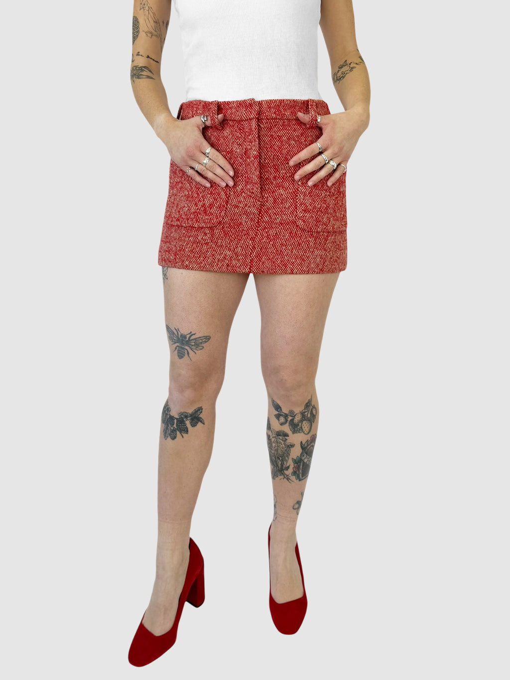 Tweed Mini Skirt