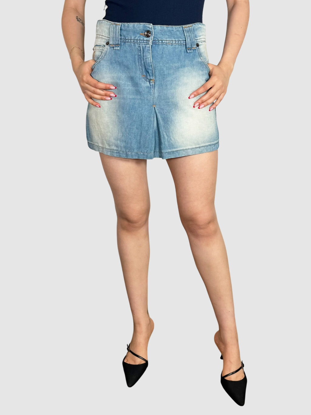 Denim Mini Skirt