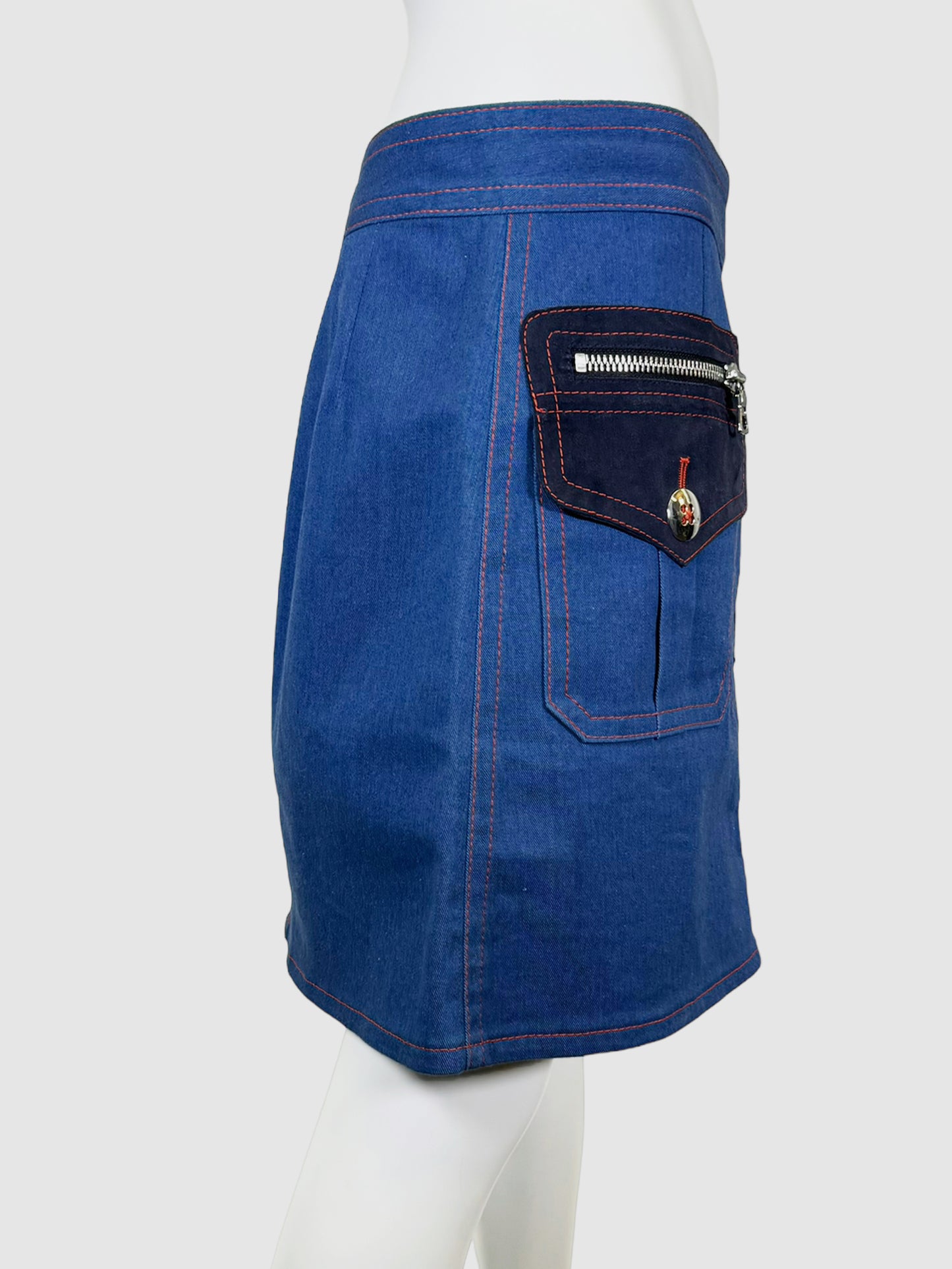 Marc Jacobs Denim Mini Skirt - Size 6