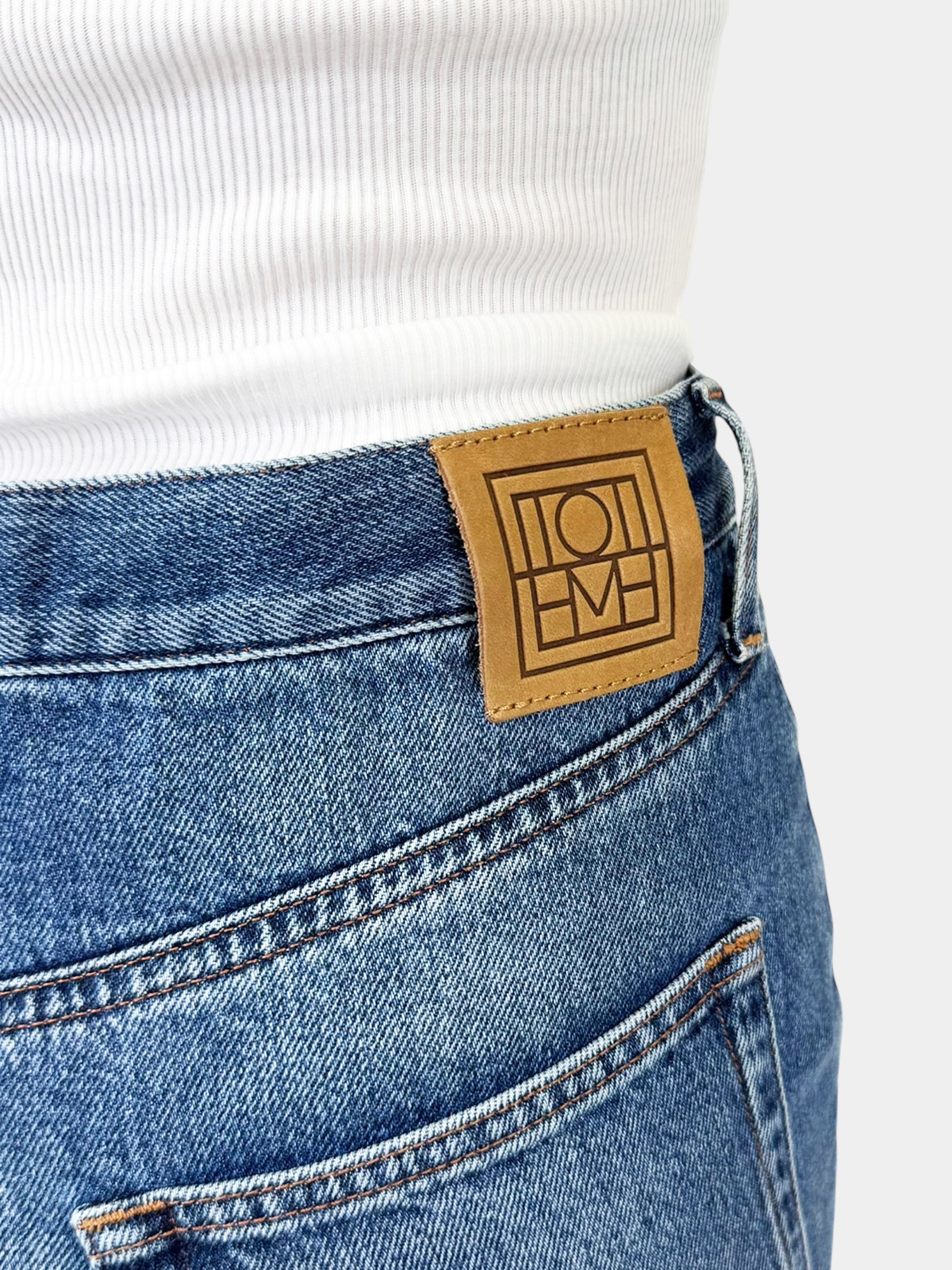 Denim Maxi Skirt - Size S