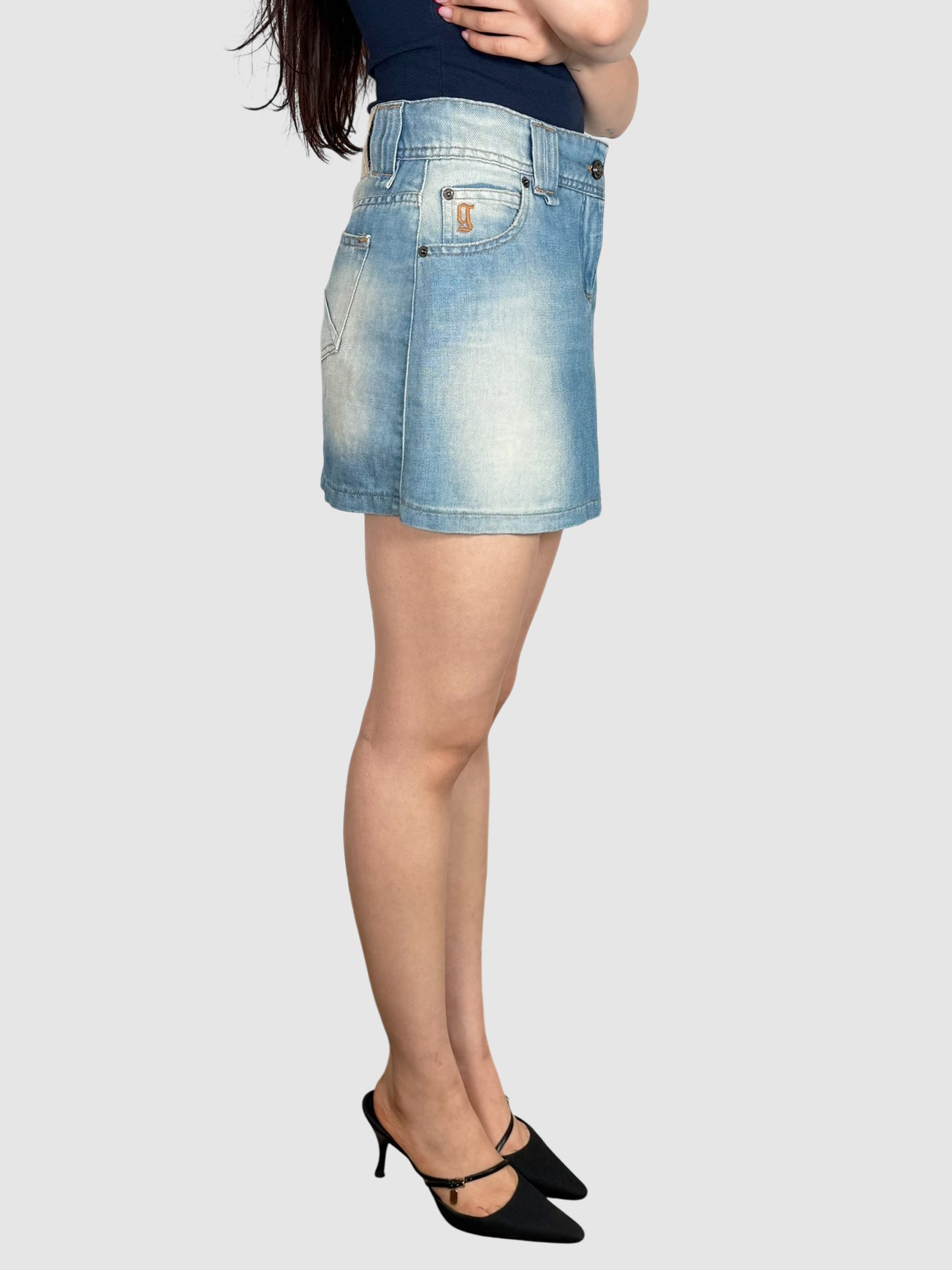 Denim Mini Skirt