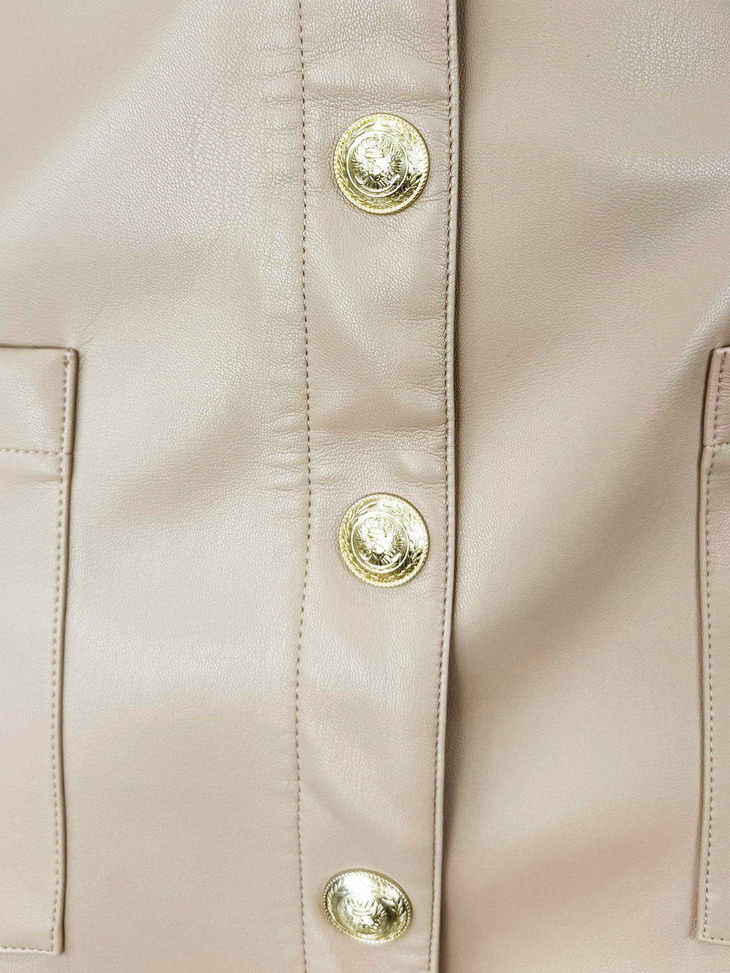 Button-Up Mini Skirt