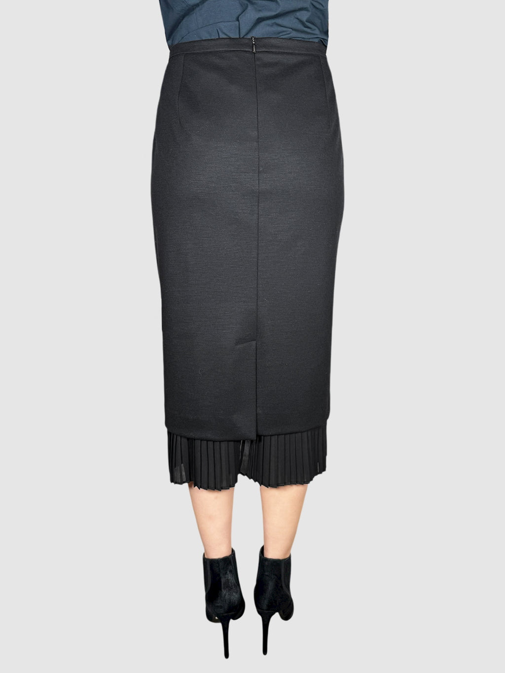 Pleated Trim Skirt