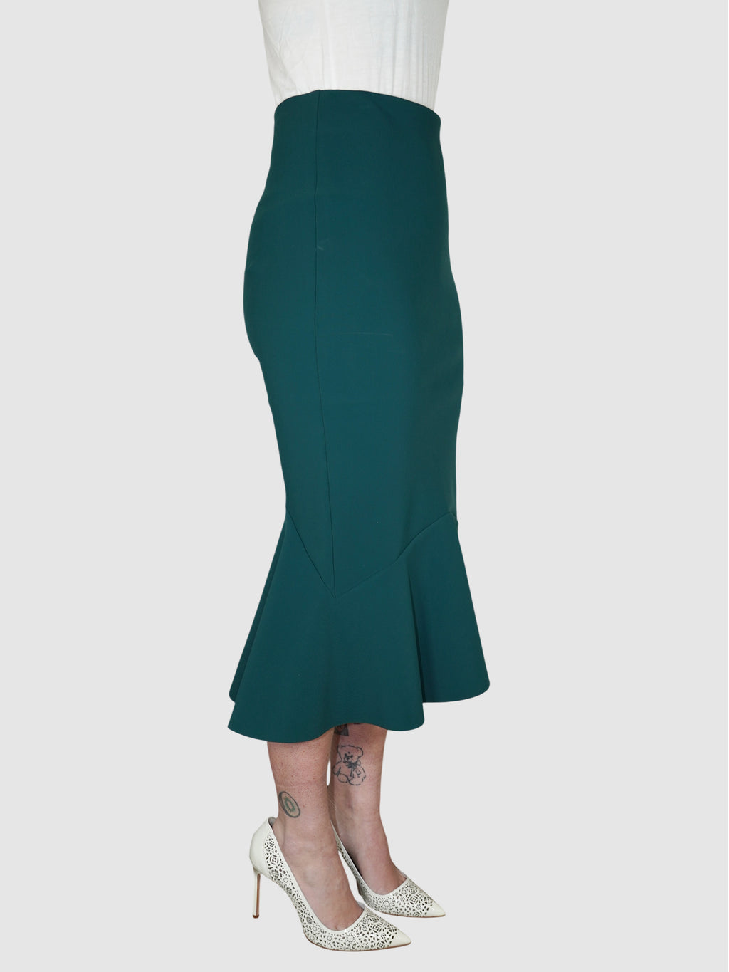 Flounce Hem Skirt