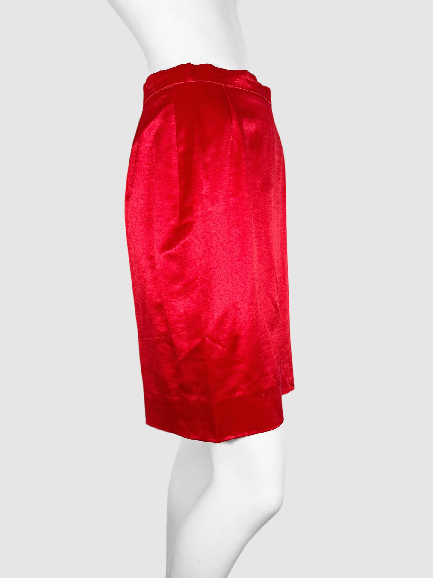 Satin Mini Skirt - Size 38