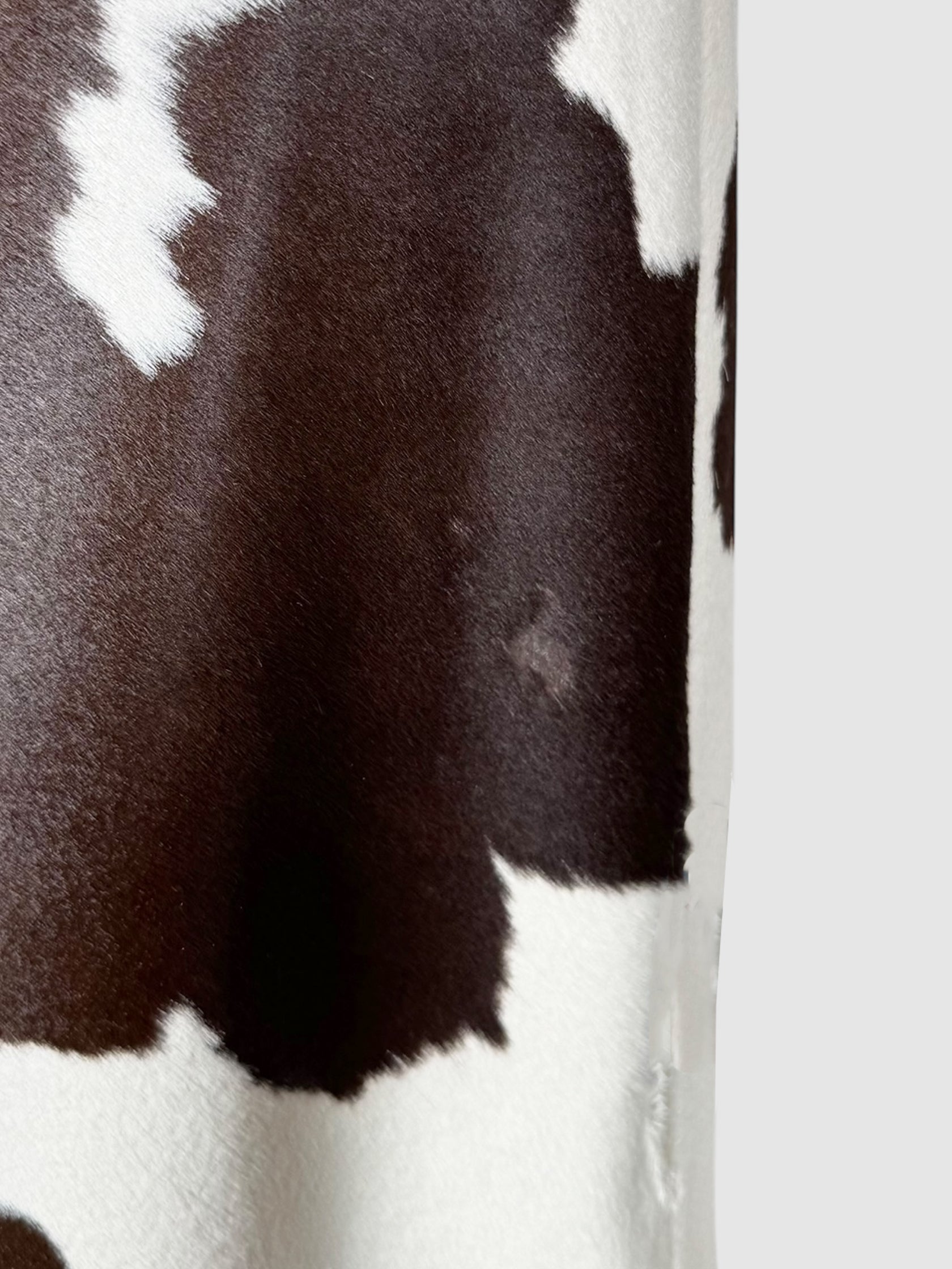 2002 Cowhide Midi Skirt