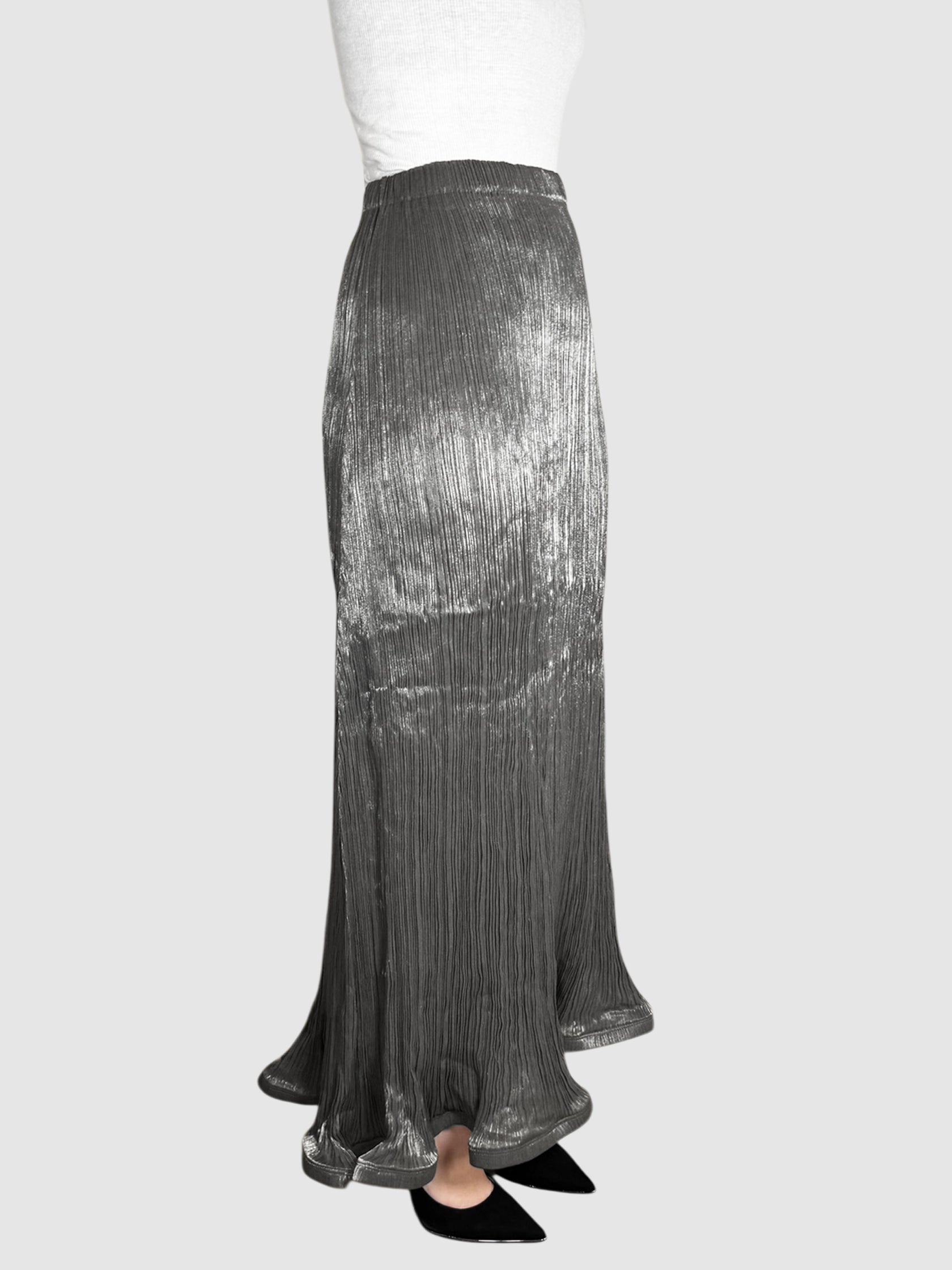 Pleated Midi Skirt
