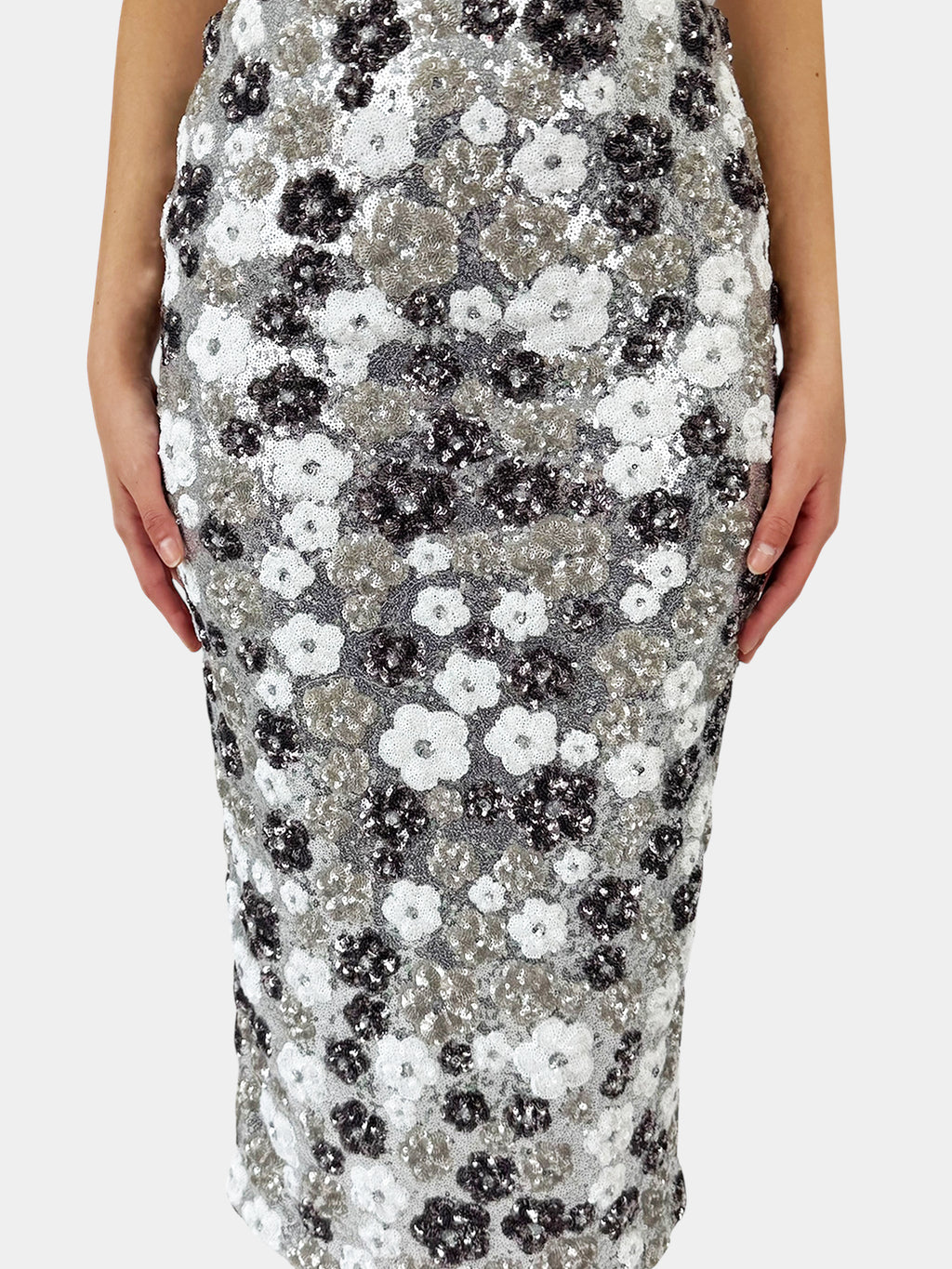 Sequin Midi Skirt